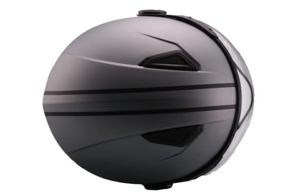 Vito Moda Jet helm mat grijs - bovenkant
