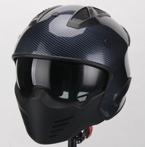 Vito Bruzano helm carbon - voorkant