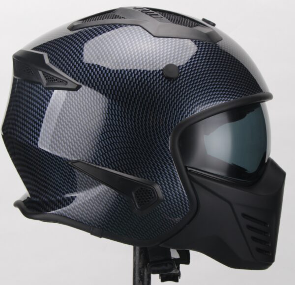 Vito Bruzano helm carbon - zijkant