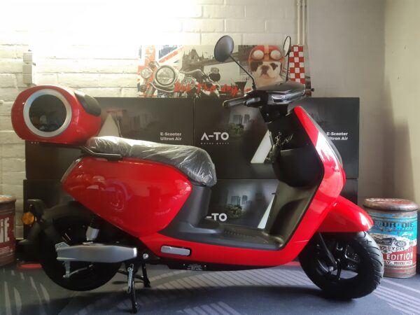 Edrive Milano elektrische scooter rood
