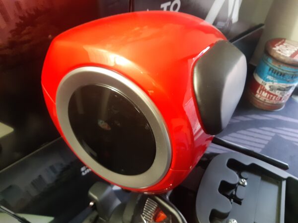 Edrive Milano elektrische scooter rood - bagagedrager koffer