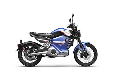 Super Soco TC max pro elektrische scooter blauw