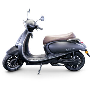 Edrive Torino elektrische scooter mat zwart