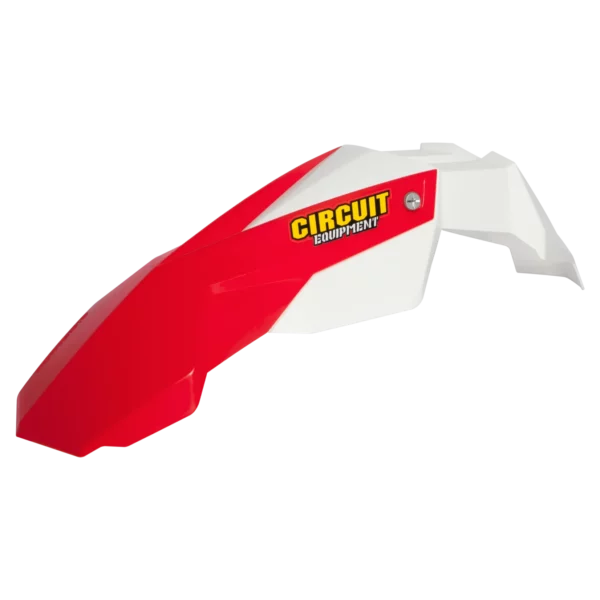 stealth front fender white/red fluo