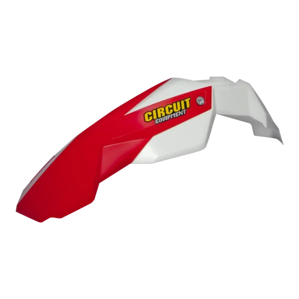 stealth front fender white/red